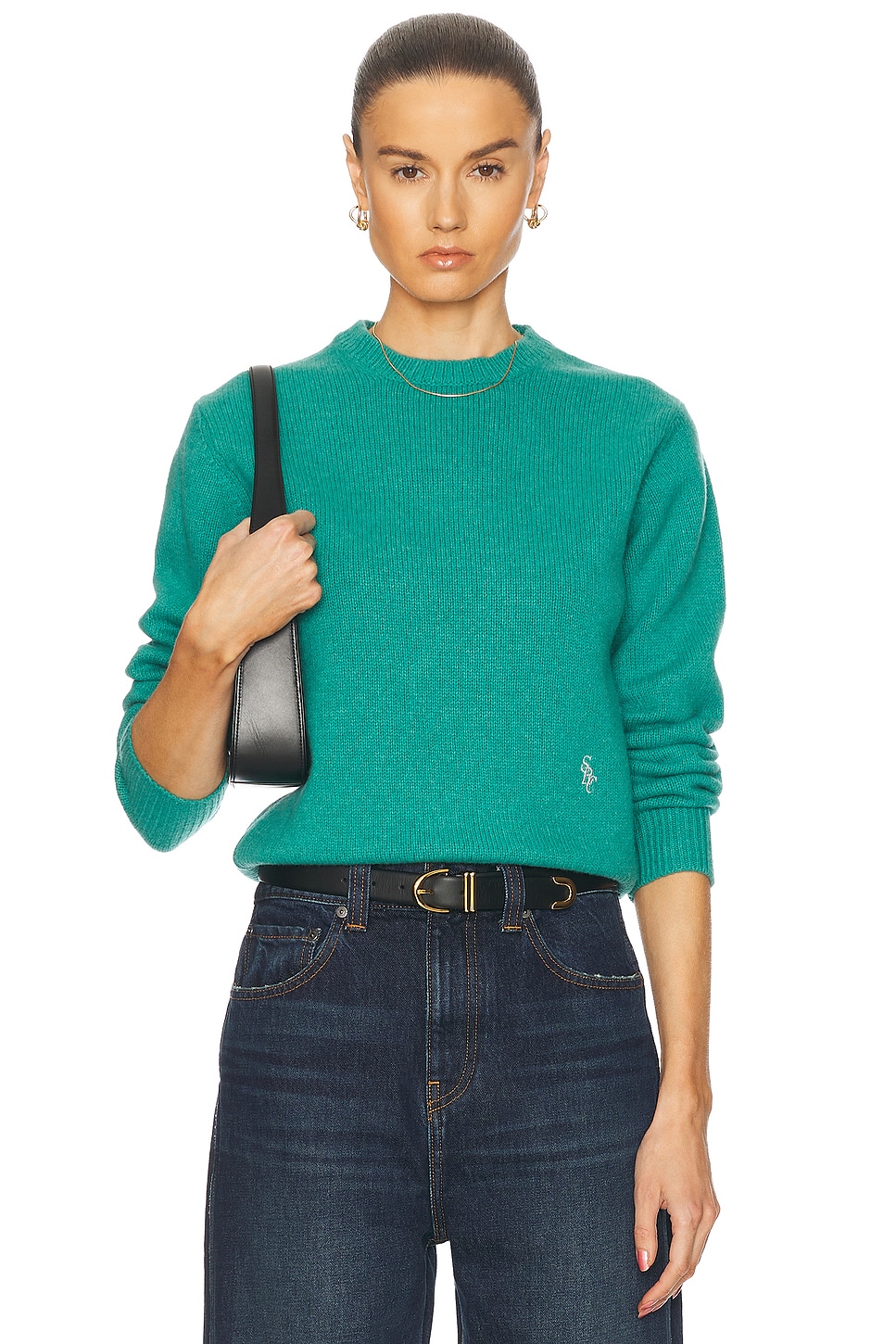 

SRC Свитер с круглым вырезом Sporty & Rich, Spring Green