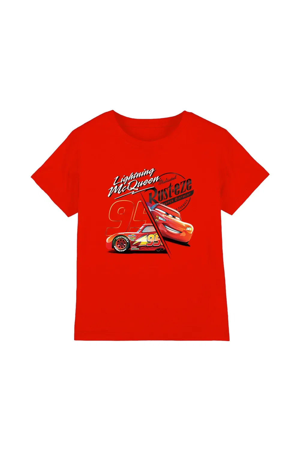 Футболка для мальчиков Lightning McQueen Rusteze красный Disney, красный — фото 4