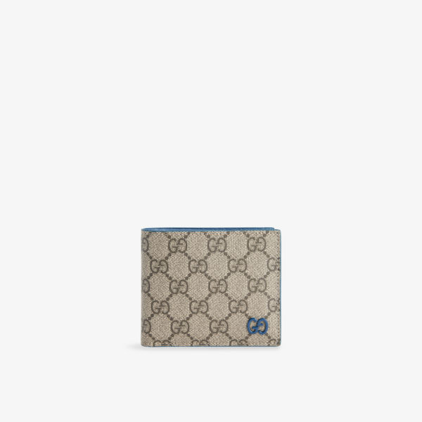 

Бумажник GG-Monogram с двумя отделениями из ткани Gucci, мультиколор