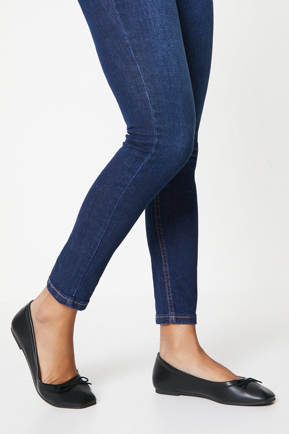 

Балетки Lisa с бантом Dorothy Perkins, черный