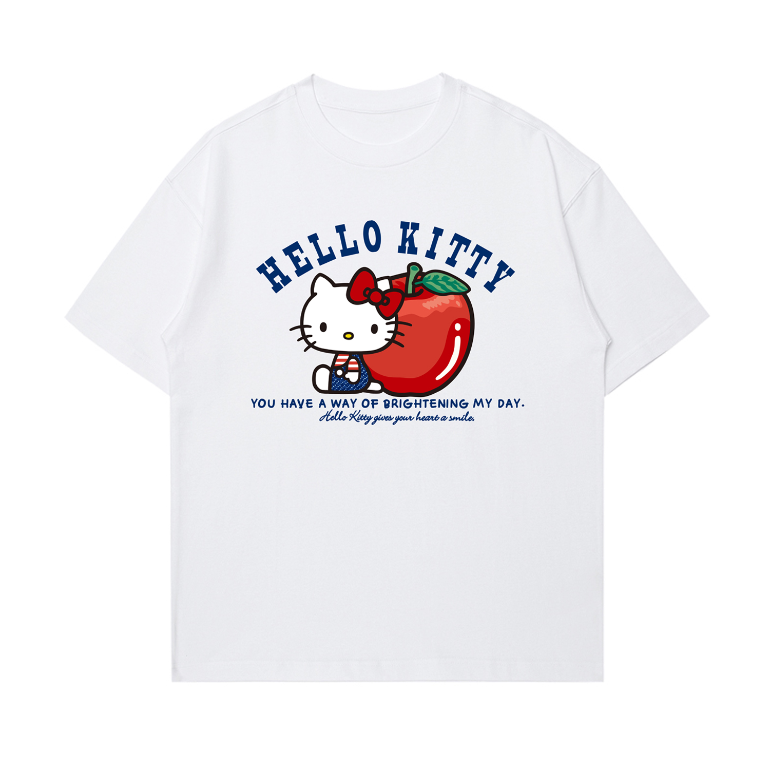 

Hello Kitty Hello Kitty 2025 летняя футболка Unisex Sanrio, белый
