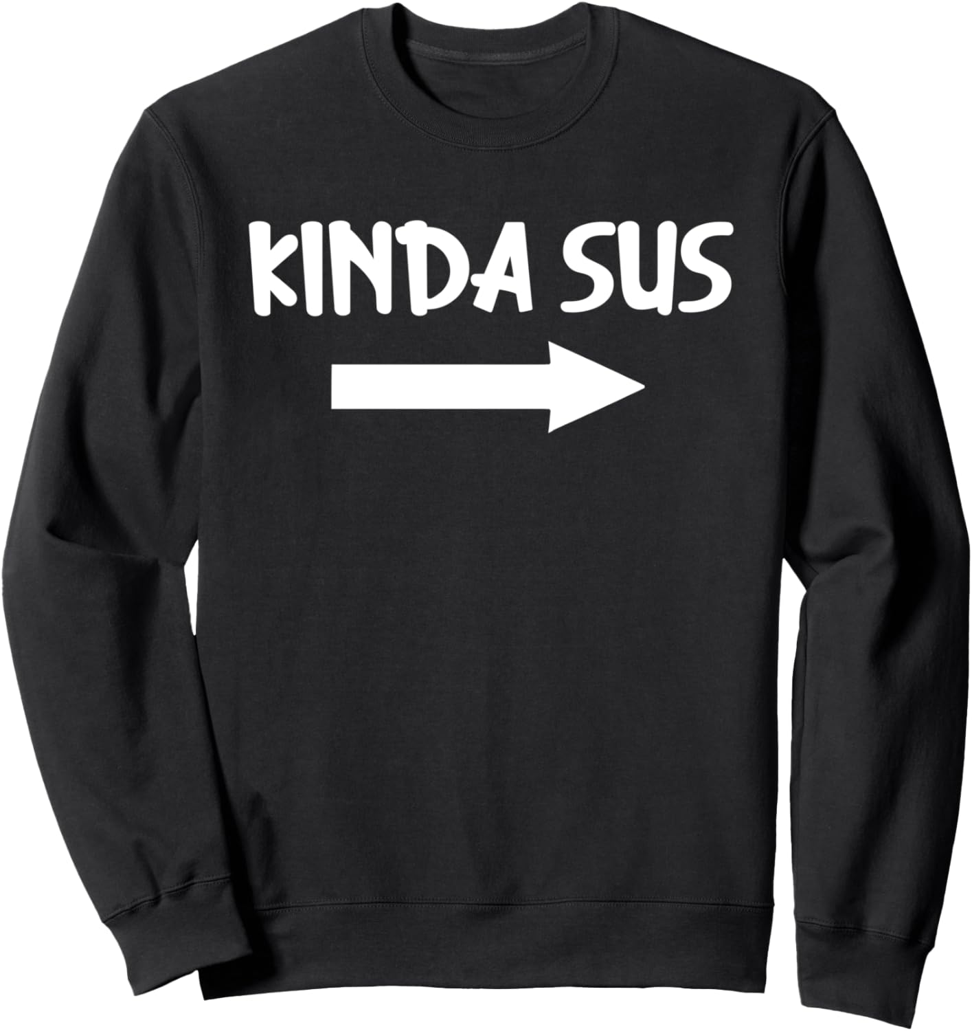 

Забавная толстовка с мемом про игру Kinda Sus Arrow для костюма на Хэллоуин Funny Halloween Costume Holiday Party Gift Store, черный