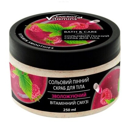 

Nawilżający Malinowy Peeling Solny do Ciała Witaminowy Koktajl 250 Assorted