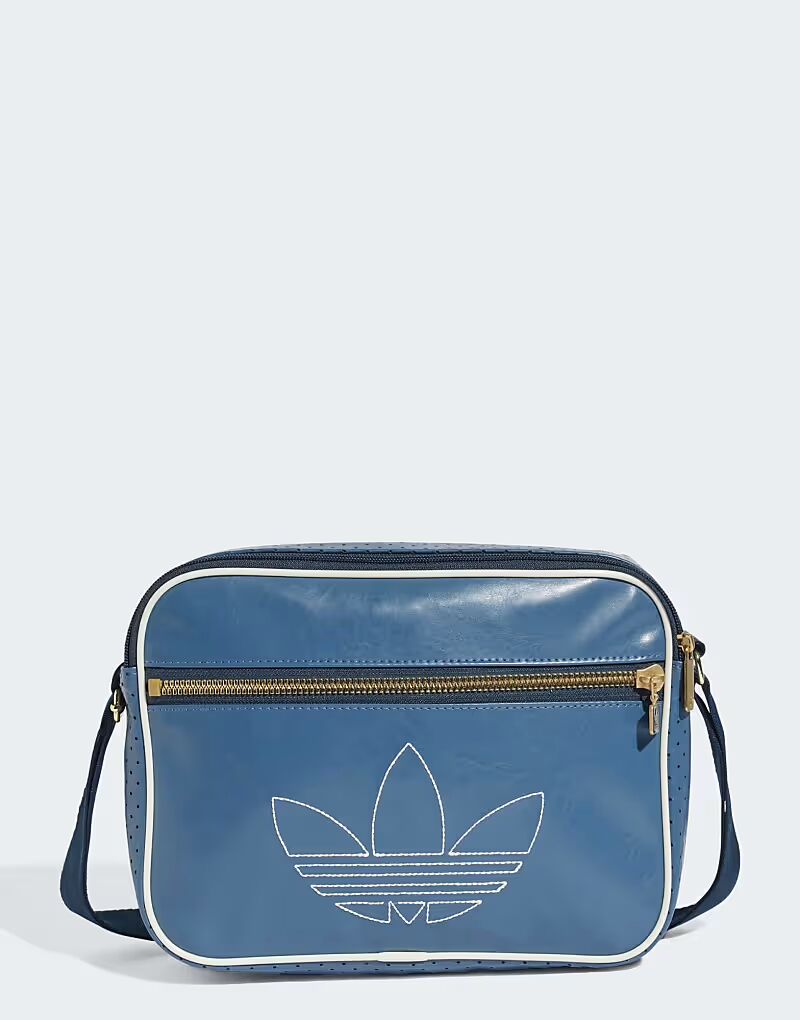 

Мини-сумка-авиаплан Adidas Originals в цвете preloved ink / aurora ink