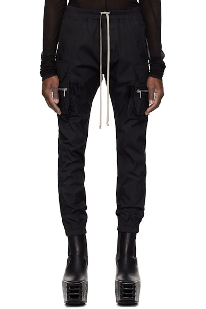

Черные брюки-карго Hollywood Mastadon Rick Owens