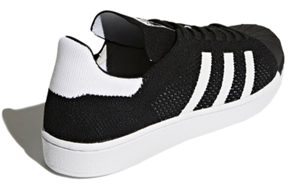 Кроссовки оригиналы superstar primeknit Adidas, черный — фото 4