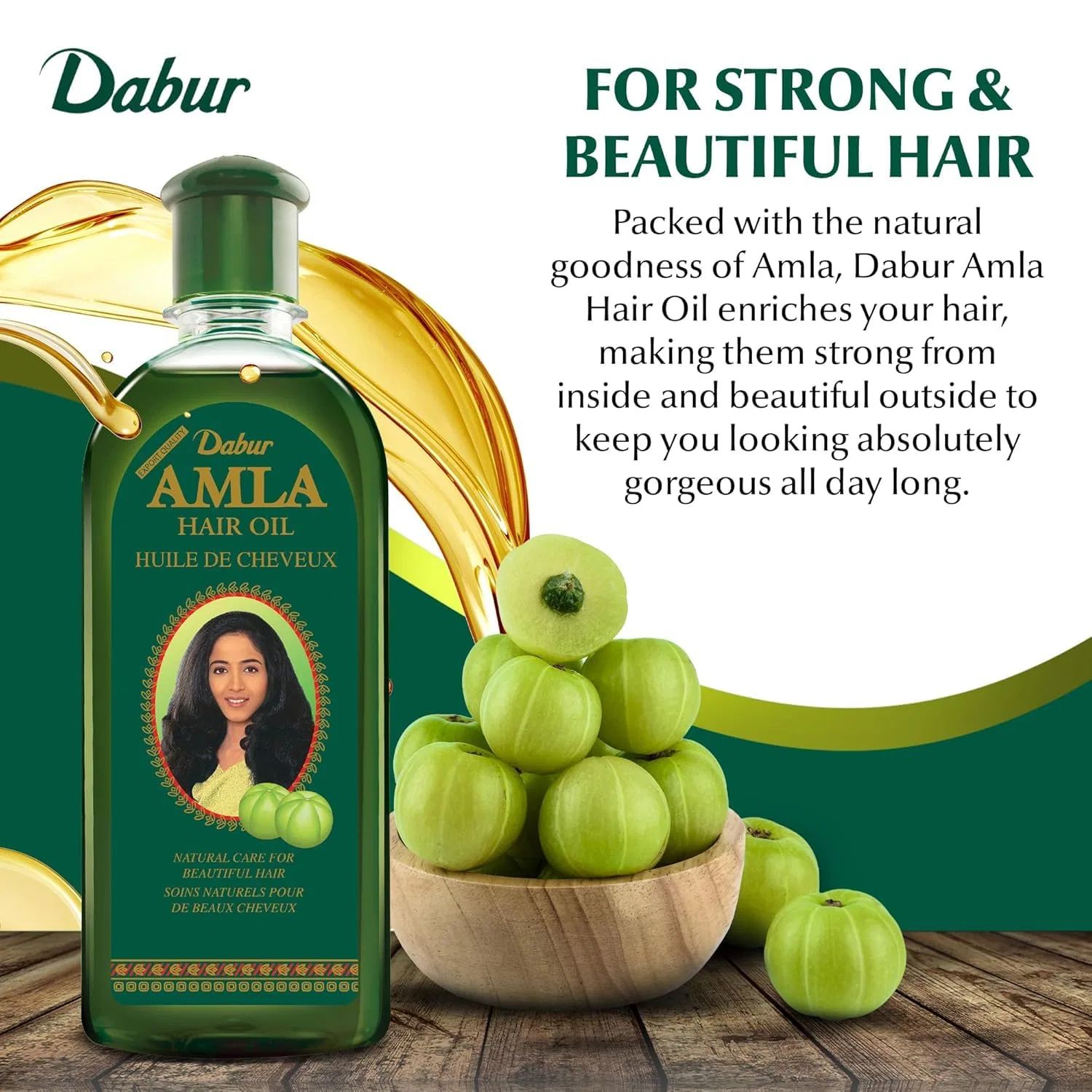 Масло для волос Dabur Amla, 300 мл Dabur — фото 2