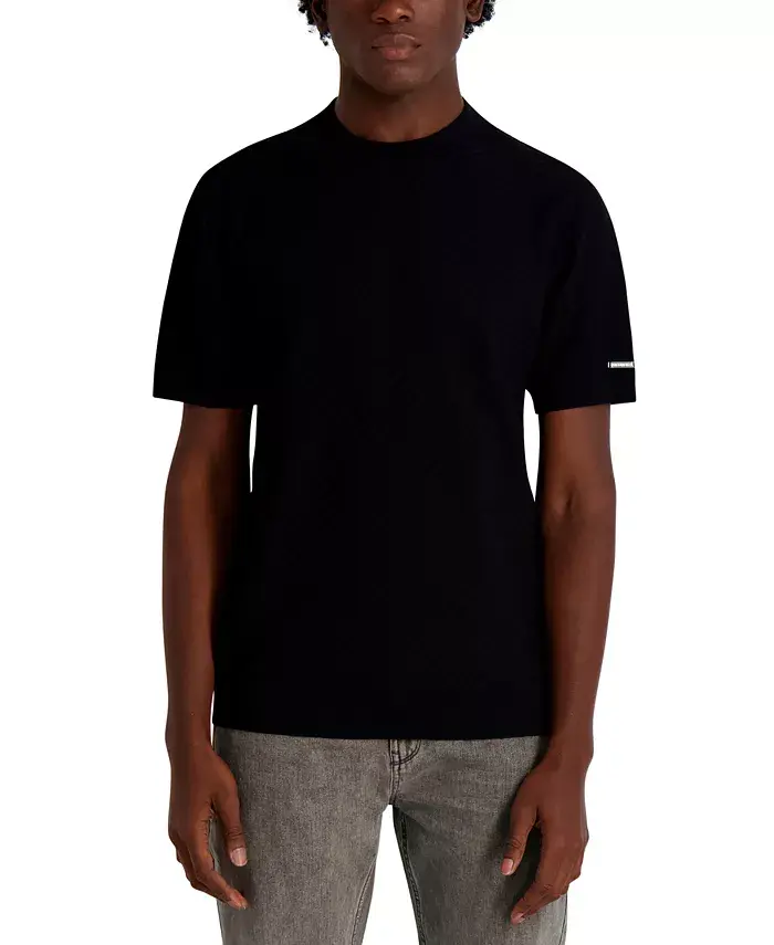 

Мужской свитер с круглым вырезом Karl Lagerfeld Paris, черный