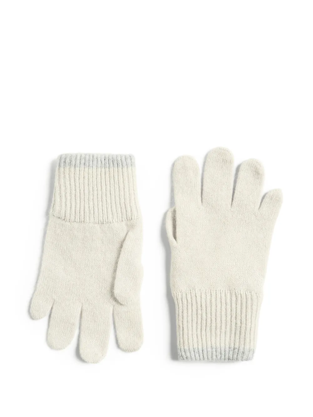 

Кашемировые перчатки Brunello Cucinelli Kids, белый
