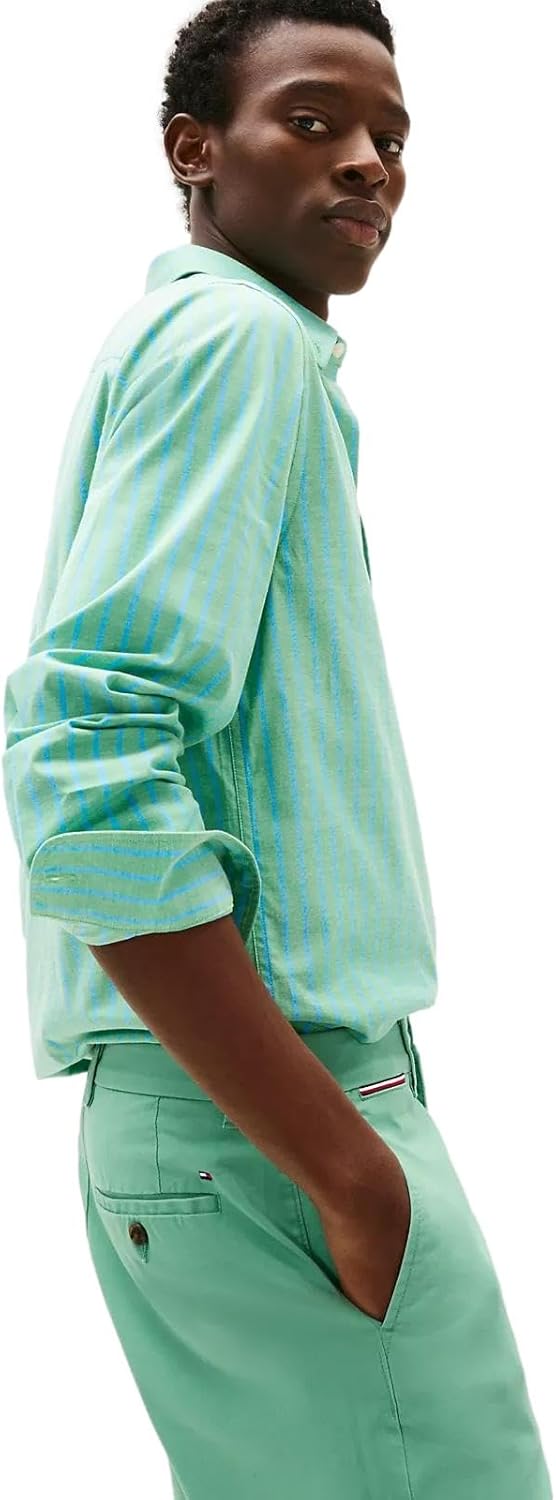 Мужские шорты Tommy Hilfiger Regular Fit Flex-Tommy, коллекция 2024, 40, Frosted Evergreen — фото 3
