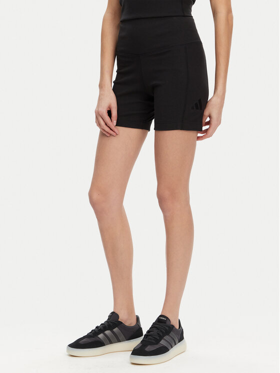 

Облегающие байкерские шорты ALL SZN Rib JJ1231 Adidas, черный