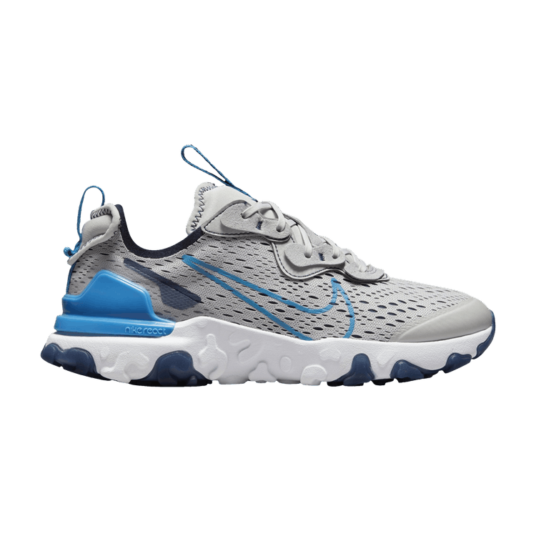

Кроссовки Nike React Vision GS 'Grey Fog Midnight Navy', серый