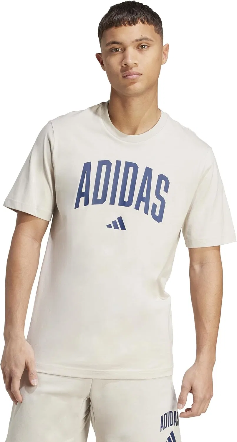 Футболка с принтом adidas, Wonder Alumina/Lineage