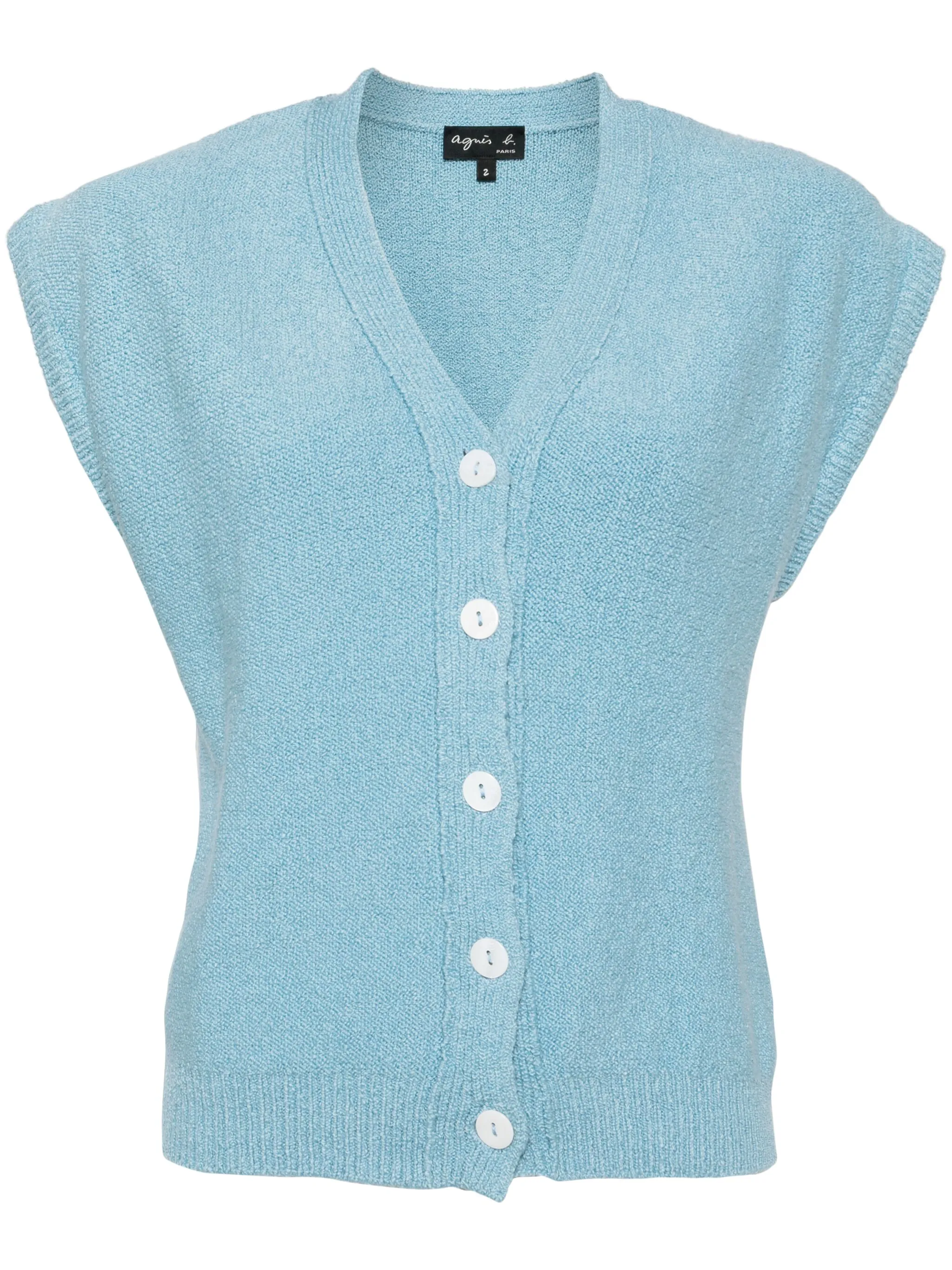 

Топ из джерси Agnès B., синий