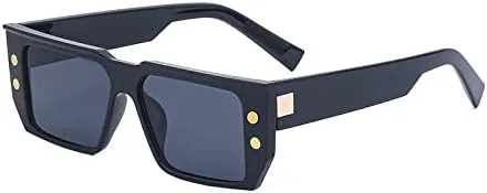 

Модные солнцезащитные очки для женщин 2027 года, квадратная оправа, винтажный стиль, элегантные очки для активного отдыха с защитой от УФ-излучения UV400 MTZJH, C1