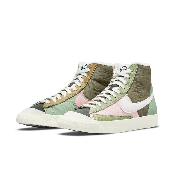 Кроссовки blazer mid '77 lx next nature 'toasty - oil green' Nike, зеленый — фото 3