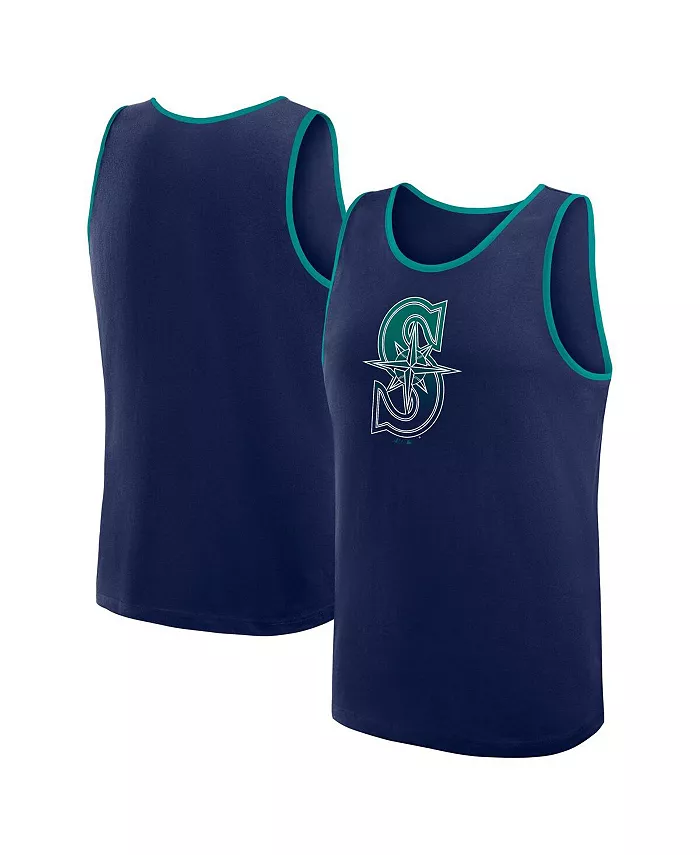 

Мужская майка Seattle Mariners Unmatched Success в синем цвете Logo Athletic