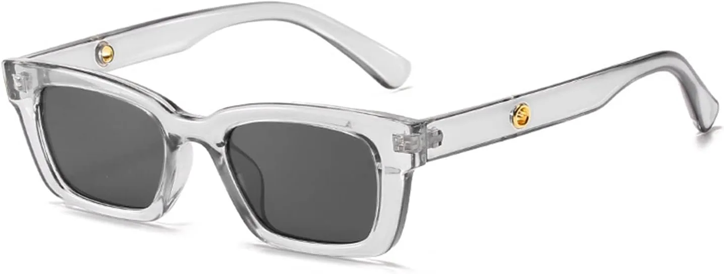 

Солнцезащитные очки прямоугольной формы в стиле знаменитостей, модный дизайн для женщин, маленькие квадратные очки, женские солнцезащитные очки QXAGYUMB, Champagne