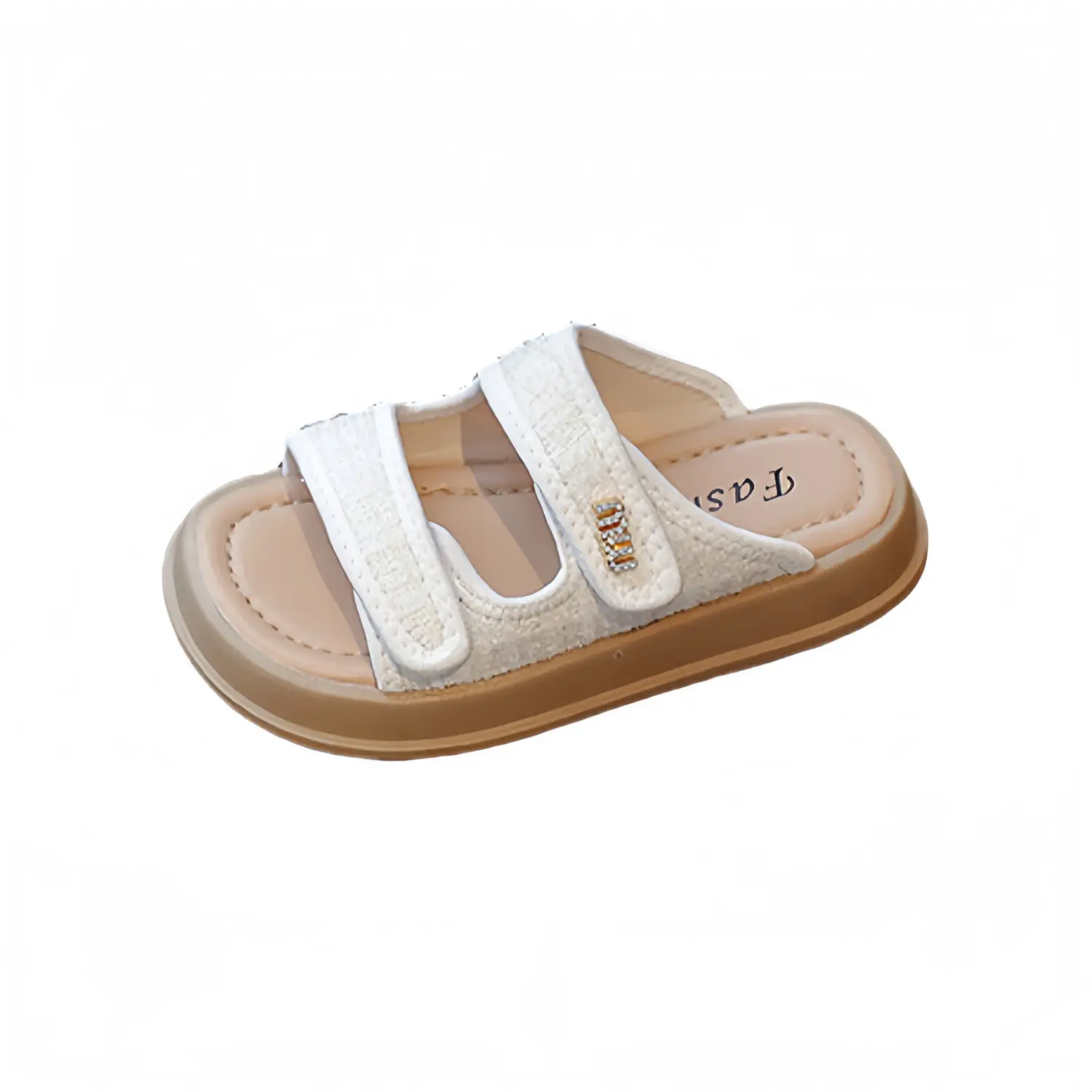 

Износостойкие легкие тапочки с амортизацией для детей 3-7 лет Neon, белый