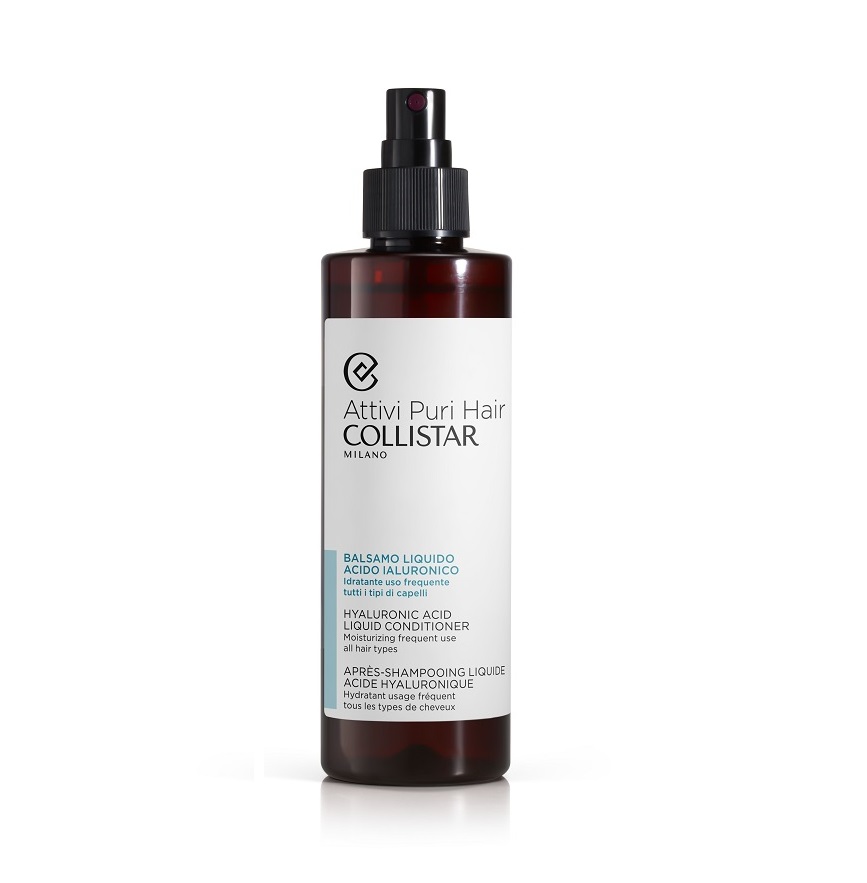 

Кондиционер для волос с гиалуроновой кислотой attivi puri hyaluronic acid liquid conditioner moisturizer frequent use Collistar, 200 мл
