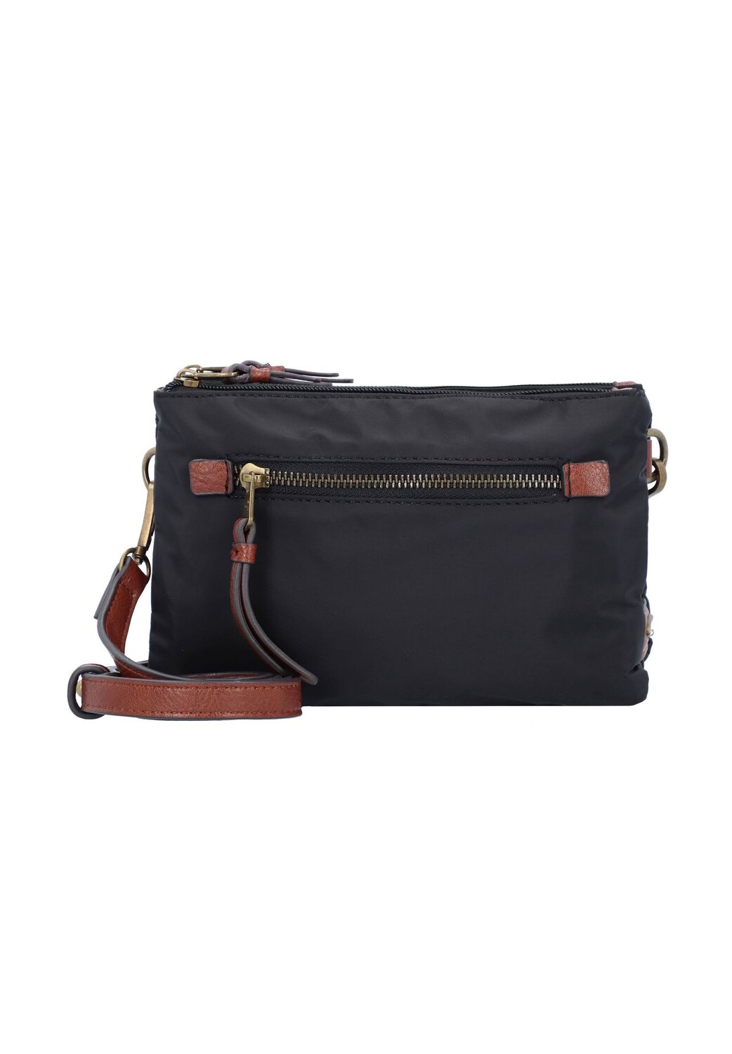 

Сумка через плечо Bari 21 см camel active, черный