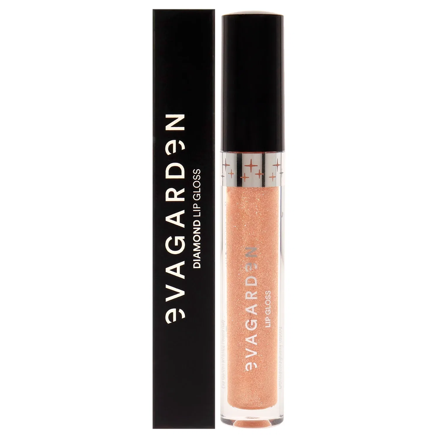 Блеск для губ Diamond Lip Gloss - 854 Shy от Evagarden для женщин - 0,09 унции, прозрачный/прозрачный