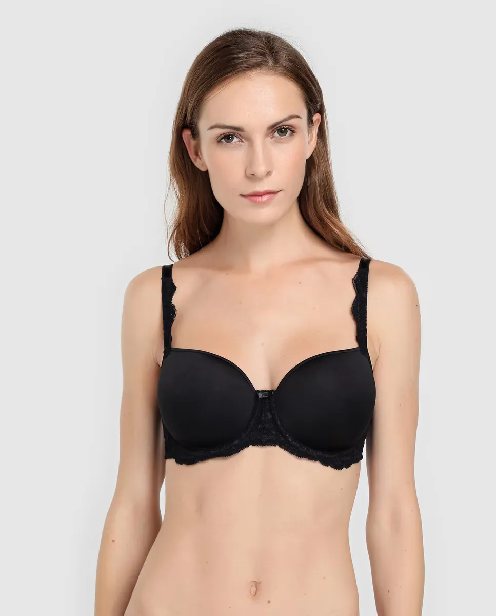 

Бюстгальтер с чашечками Amourrette Charm кружевной Triumph, черный