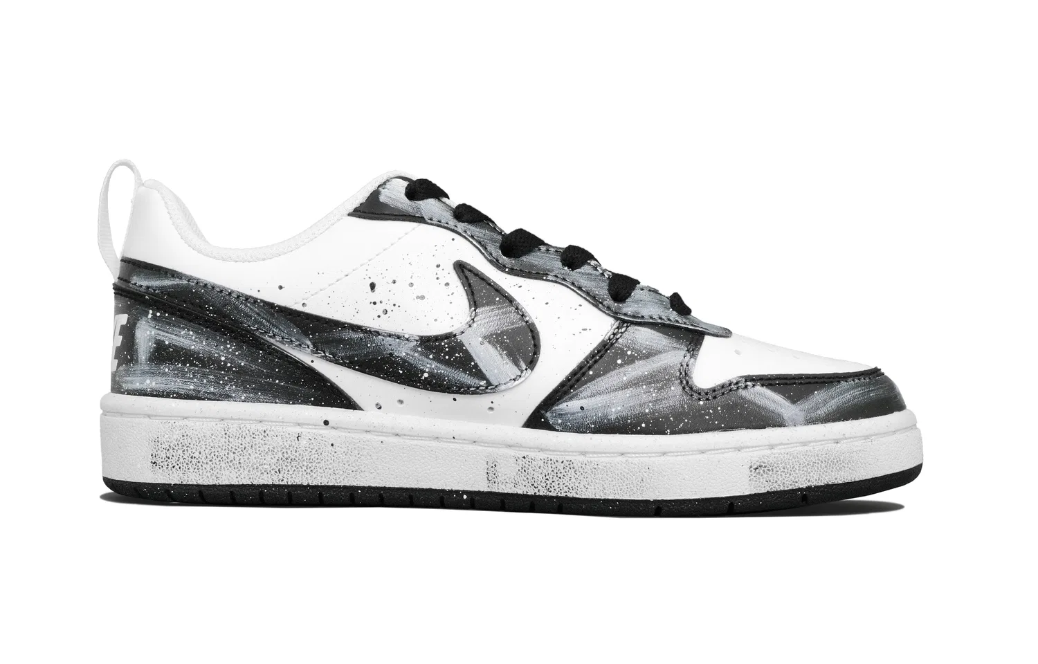 Кроссовки для скейтбординга Nike Court Borough Butterfly Ritual Low Black — фото 3