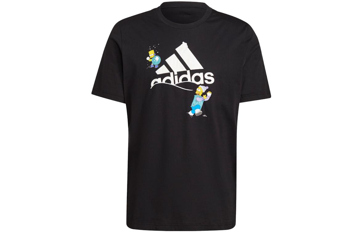 

Футболка мужская черная Adidas, черный