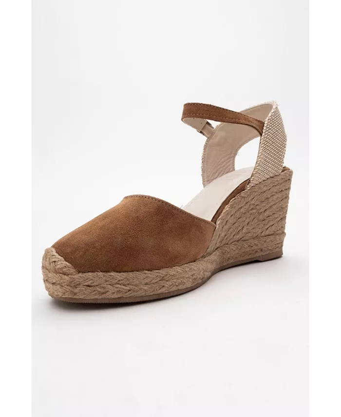 Синта Эспадрильи на платформе из замши (женские) Forever & Always Shoes, коричневый — фото 3
