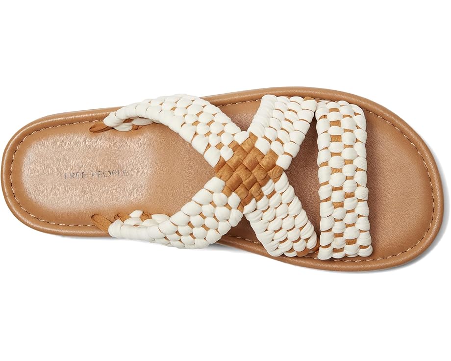 Сандалии Free People Edge Water Woven Sandal, цвет Chalk/Tan — фото 2