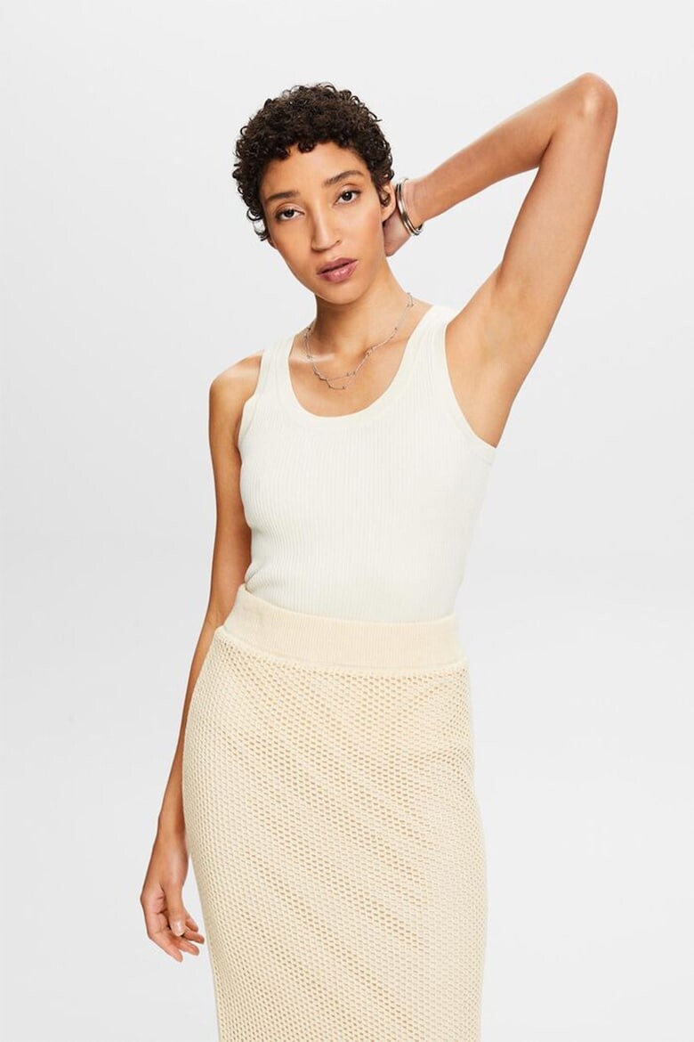 

Топ Рипсен тонкий Esprit, бежевый