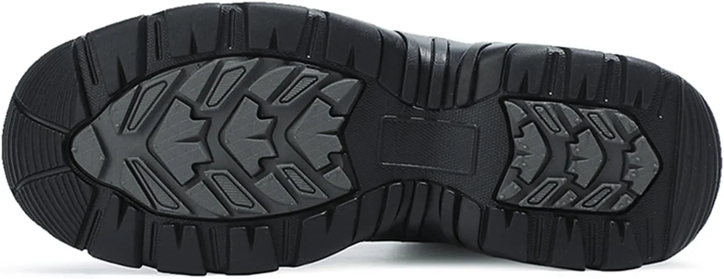 

Мужские тактические боевые ботинки Eliogn, водонепроницаемые, прочные, кожаные, военные, теплые, для работы и снега, черный