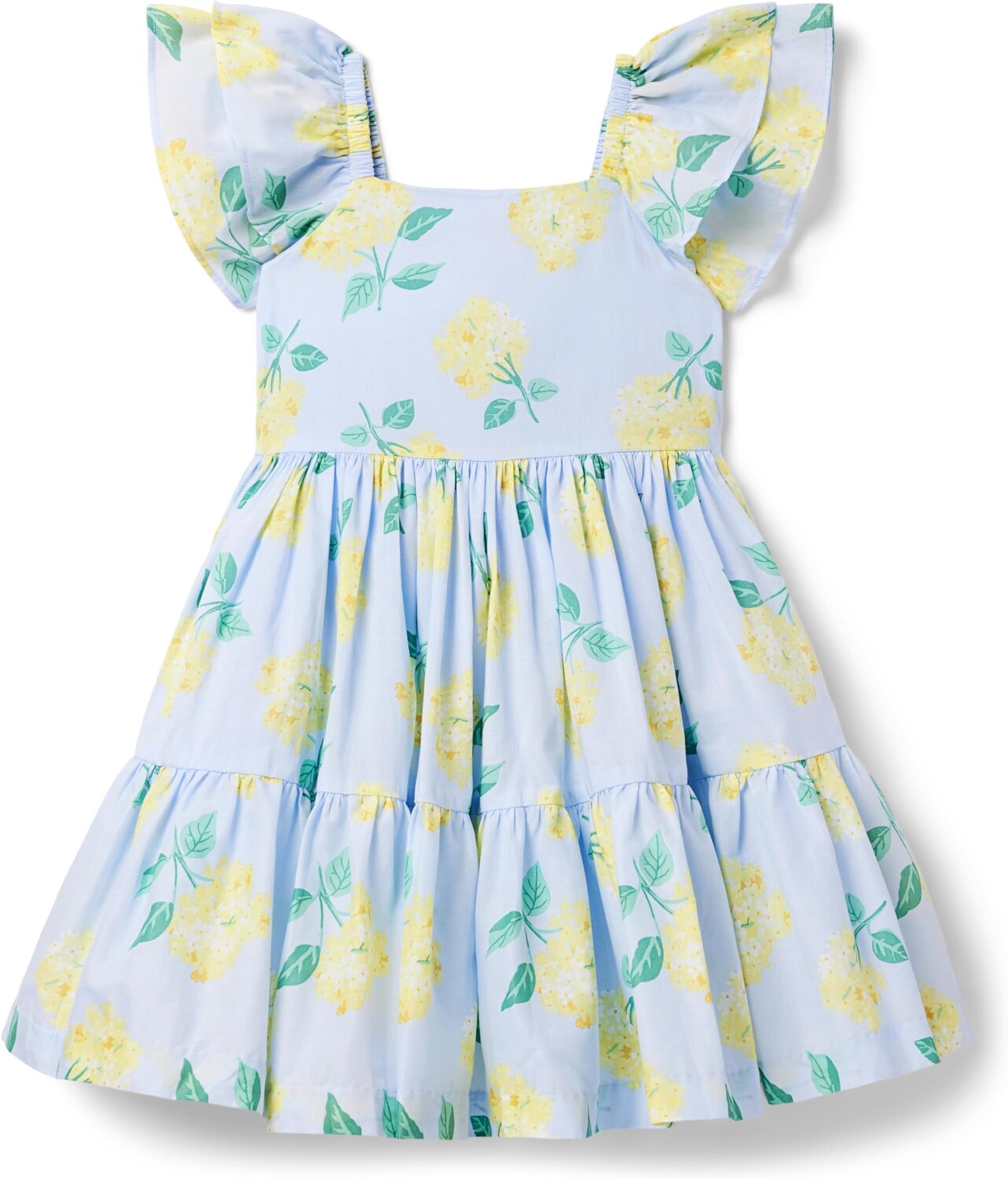 

Платье Janie and Jack Windowpane Floral Dress, цвет Multicolor