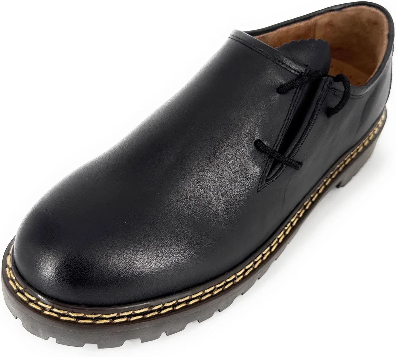 Мужские кроссовки Kruger Haferlschuh 9004 4, кожаные черные