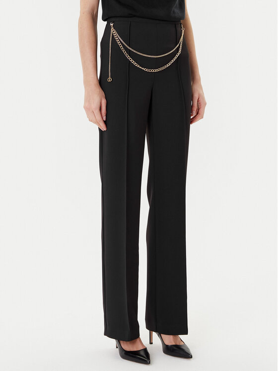 

Брюки-палаццо wide leg 252TP2281 Twinset, чёрный