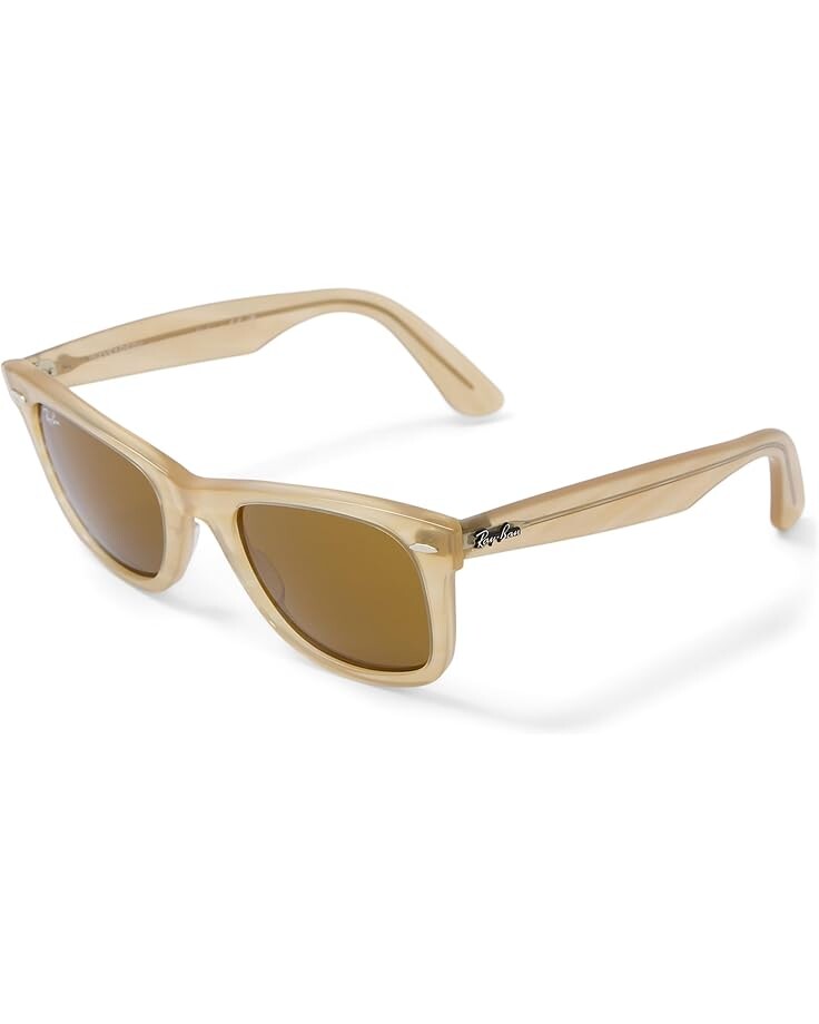 

Солнцезащитные очки Ray-Ban 0RB2140 Original Wayfarer Photochromic, цвет Photo Striped Brown