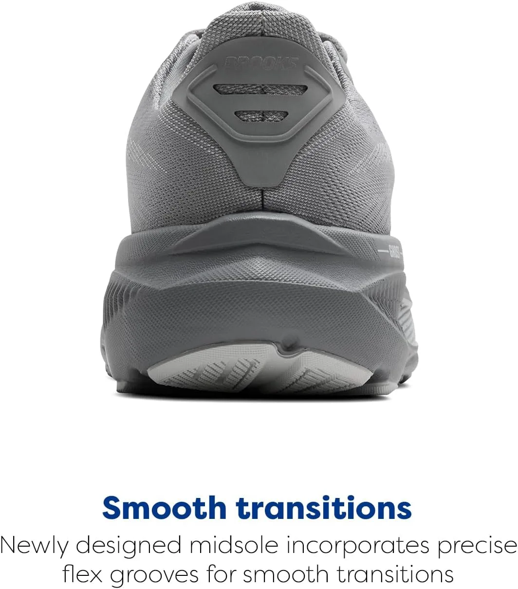 Мужские беговые кроссовки Brooks Ghost 17 нейтрального цвета, цвет «грунтово-серый/устричный гриб» — фото 3