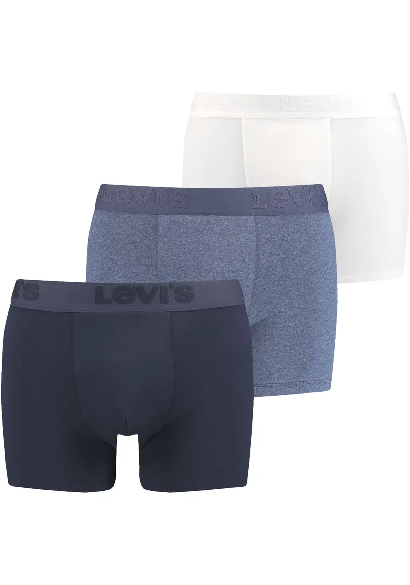 

Боксеры Levi's (3 шт. в упаковке) с широким поясом с логотипом, синий