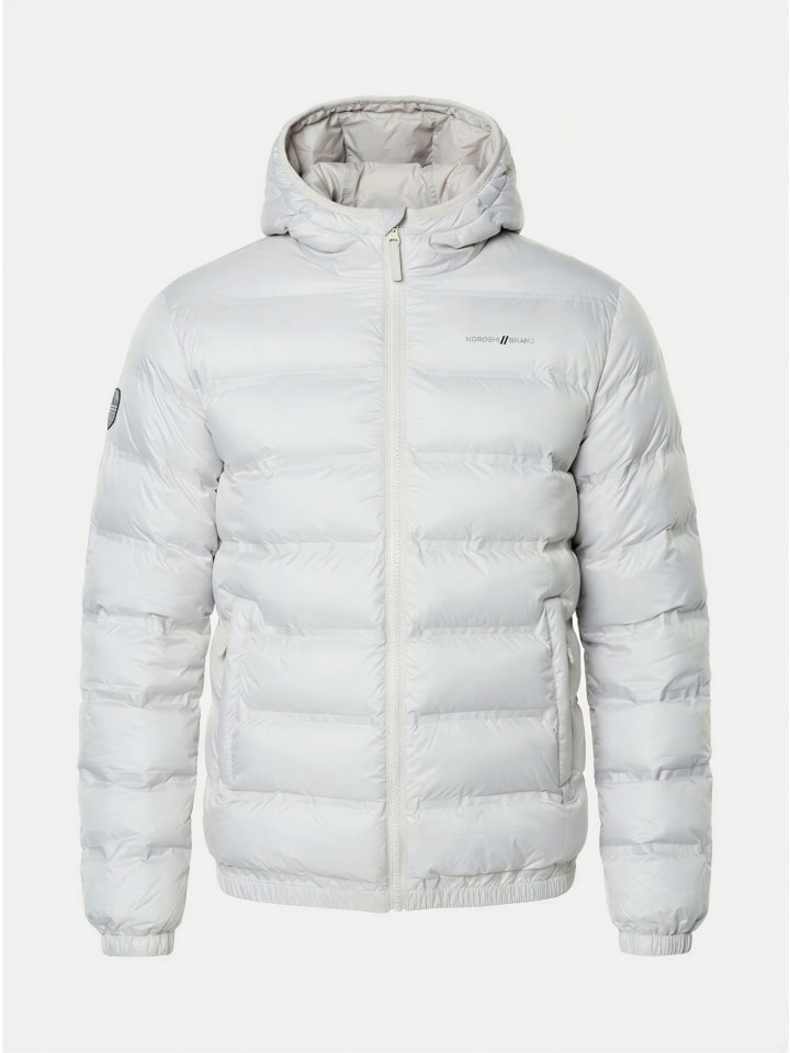 

KOROSHI Пуховая куртка серого цвета
