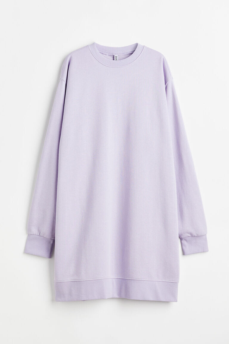 

Платье-толстовка H&M, фиолетовый