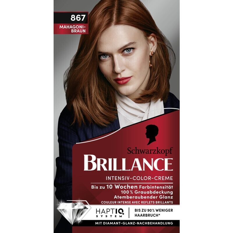 

Интенсивный крем-краска 867 Красное дерево Коричневый Brillance, 1 шт.