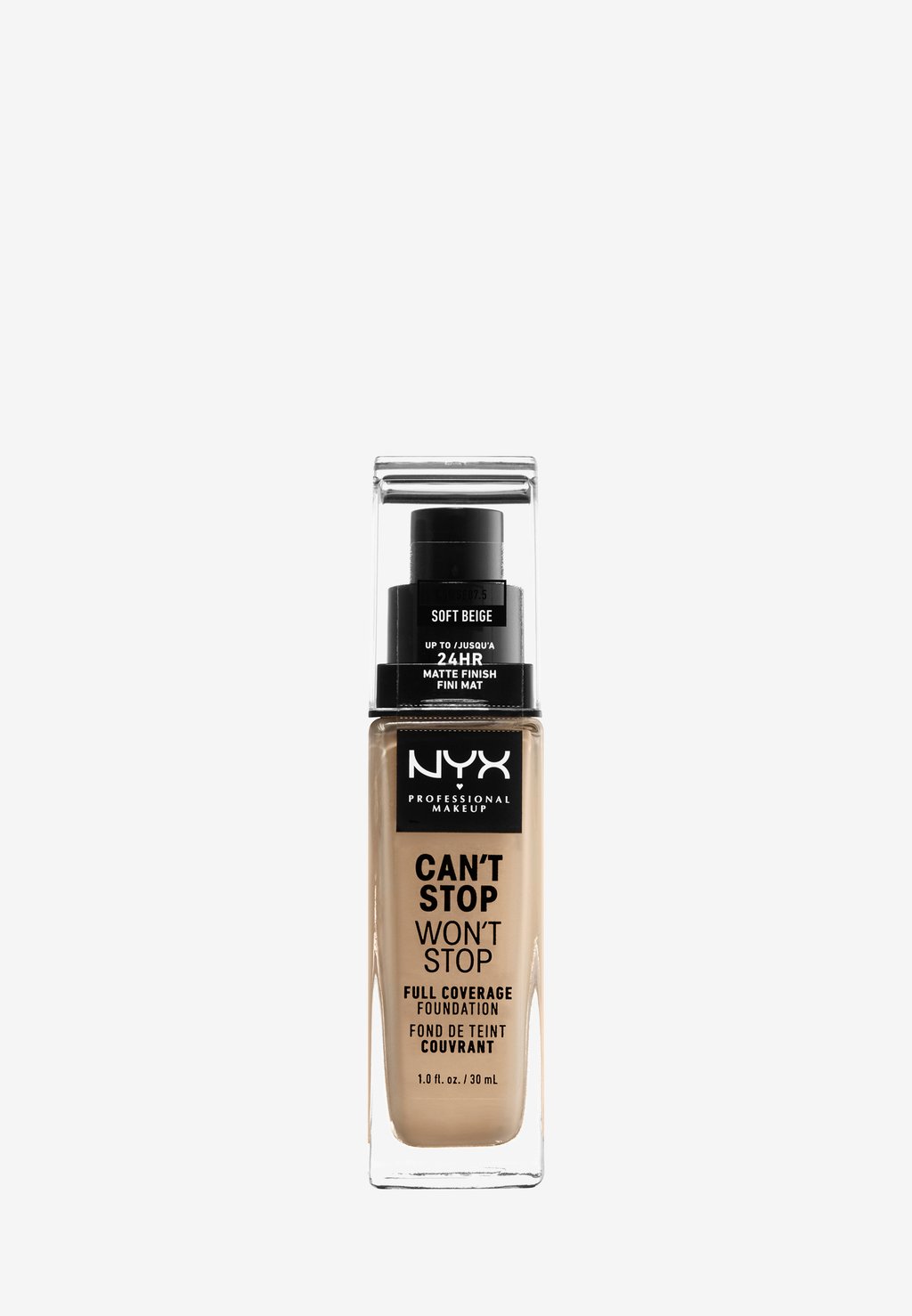 

Тональный крем Can'T Stop Won'T Stop Foundation Nyx Professional Makeup, цвет 7-mai soft beige