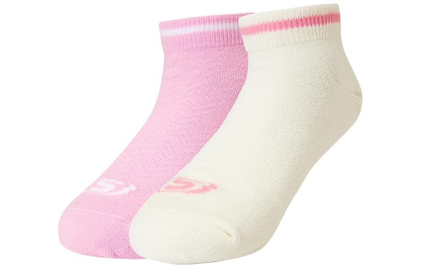 

Детские носки, 2 пары Skechers, (Marshmallow white + fairy tale powder) 2 pairs