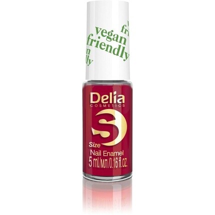 Косметика Лак для ногтей для веганов, размер S № 213 Red Velvet, 5 мл, Delia