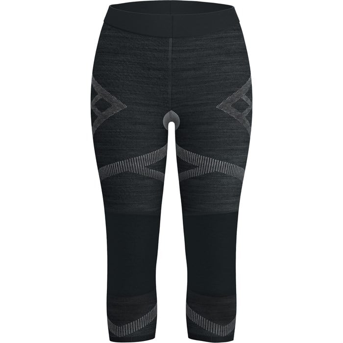 

Термобелье Intraknit из мериносовой шерсти, нижняя часть 3/4 - женское Smartwool, Black/White