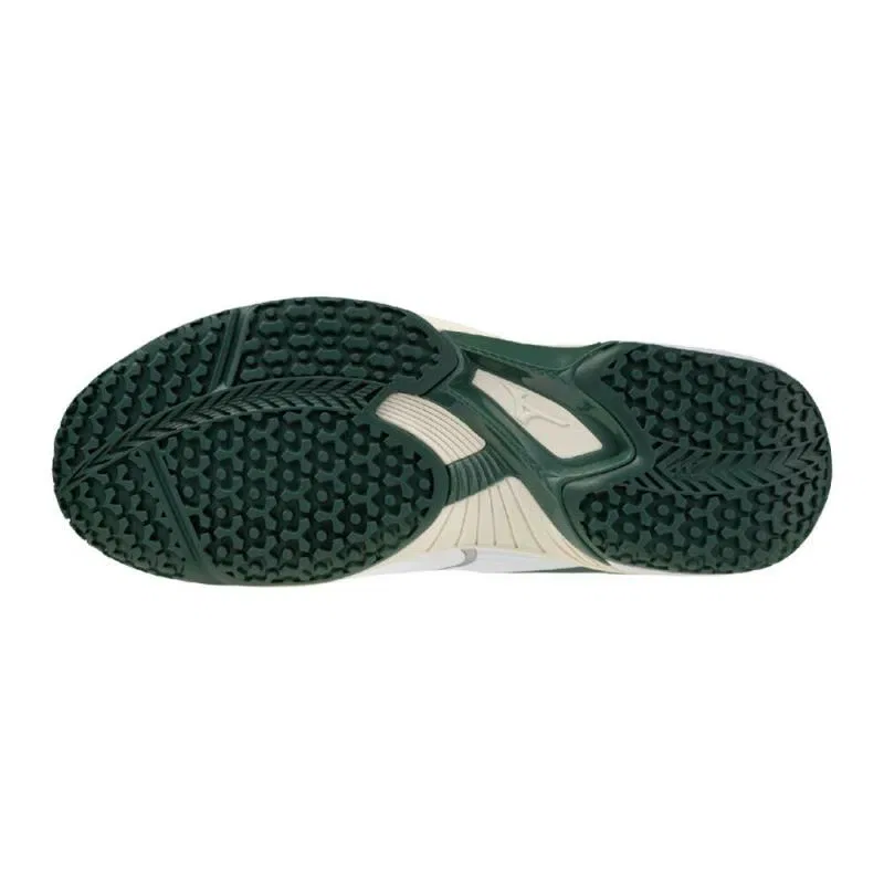Мужские теннисные кроссовки «Wave Exceed 6 SW OC» от Mizuno, White X Green — фото 3