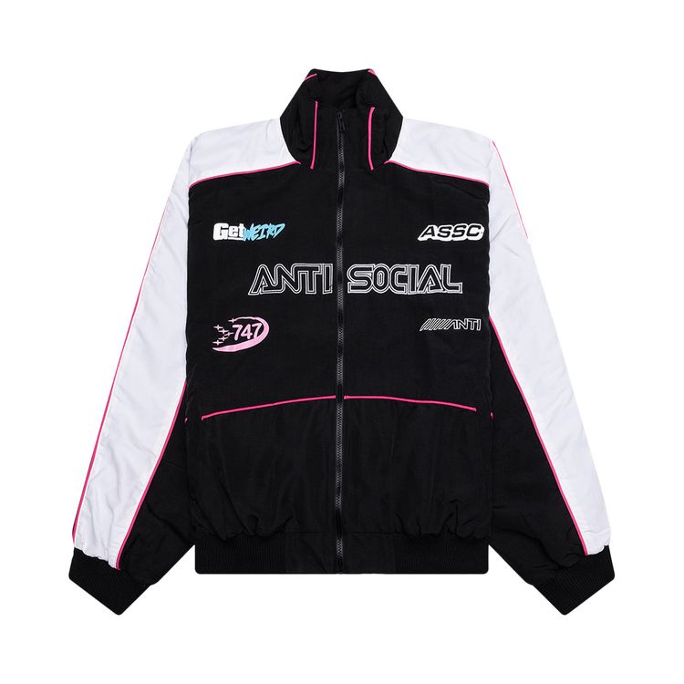 

Куртка Anti Social Social Club Racing Track Jacket 'Black', черный