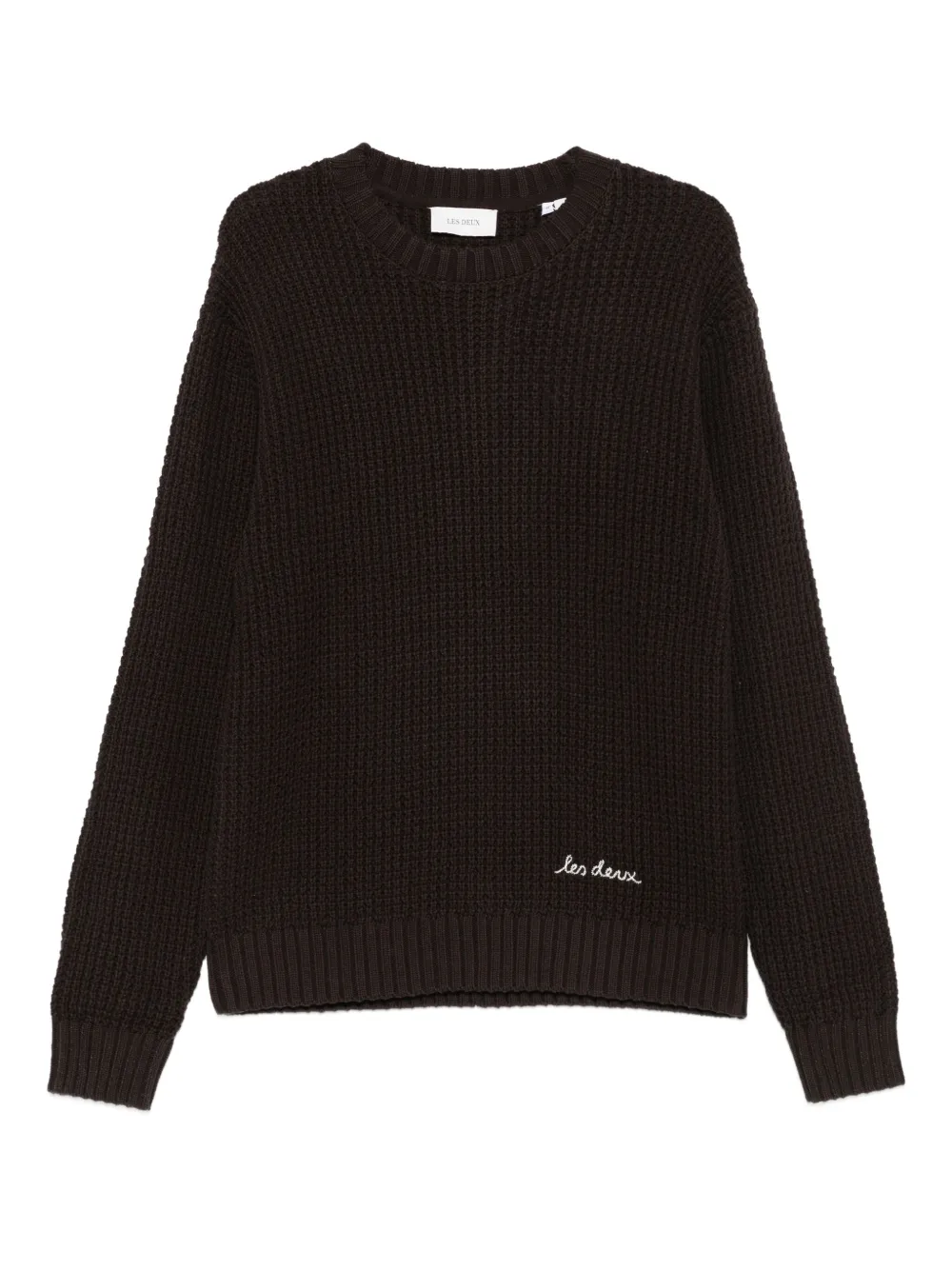 

Фактурный джемпер Alvin Les Deux, коричневый