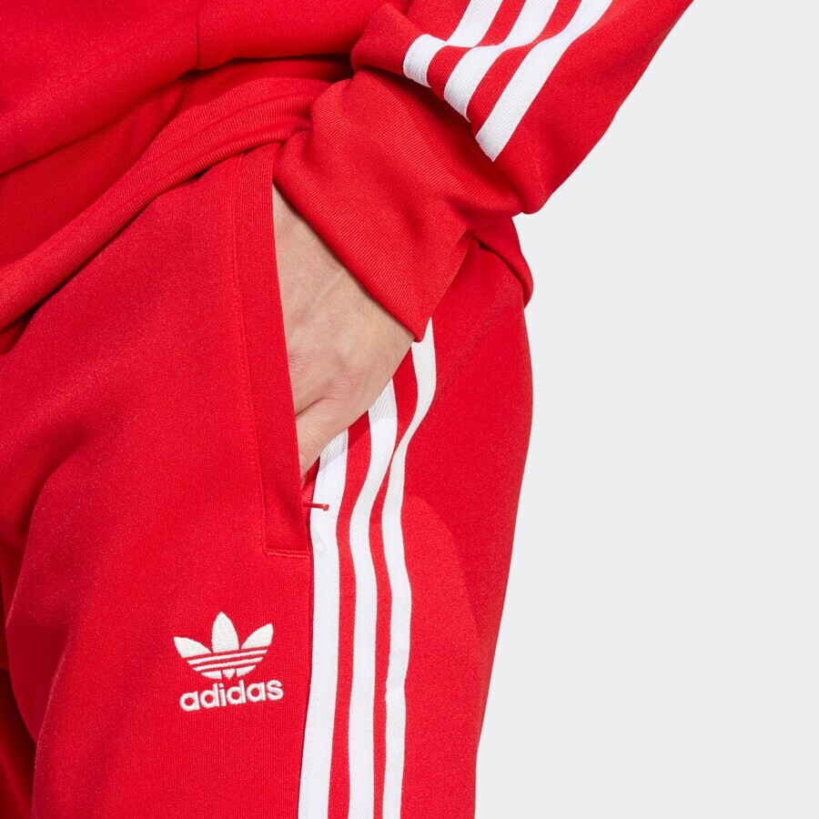 Зауженные брюки Adidas ADICOLOR CLASSICS SST, красный — фото 3